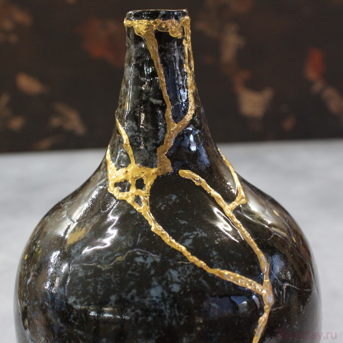 Керамические вазы ручной работы Кинцуги