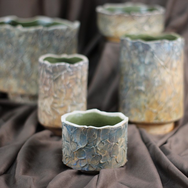 Керамические вазы ручной работы Лофт